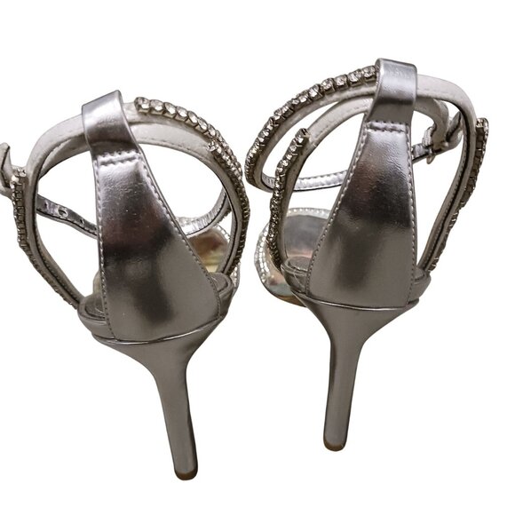 Nine West KLASS3 Comfort Insole Pumps in Silver/Iridescent, Size 7 - Picture 7 of 13